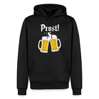 Prost 2018 German Beer Festival - Men’s Premium Organic Hoodie - black - Front - Nico (187cm)