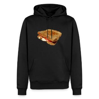Toast Brot Shirt Geschenk Lustiges Design Funny - Männer Premium Bio Hoodie - Schwarz - Vorne - Nico (187cm)