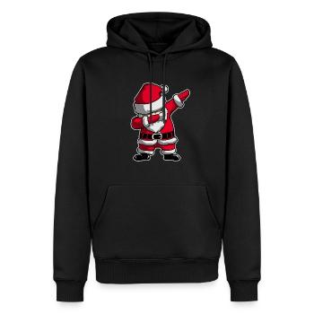 Dabbender Weihnachtsmann Dabbing Santa Geschenk - Männer Premium Bio Hoodie - Schwarz - Vorne - Nico (187cm)