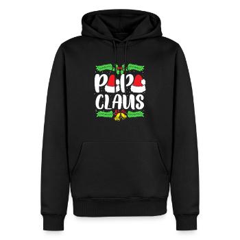 Lustig frohe Weihnachten 2018 Vater Klaus Geschenk - Männer Premium Bio Hoodie - Schwarz - Vorne - Nico (187cm)