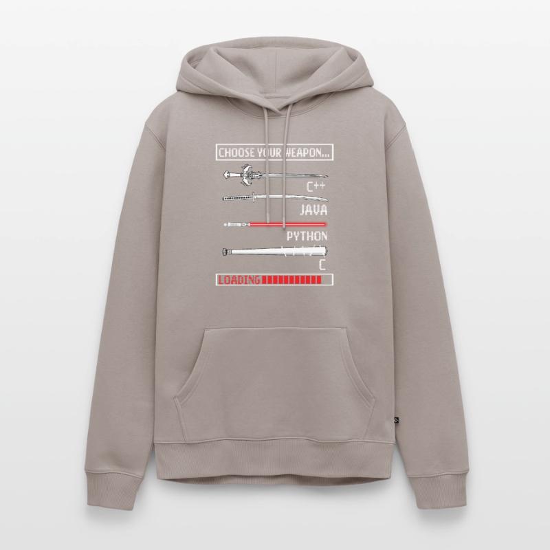 Programmierer Geschenk Java C Programmierung Männer Premium Bio Hoodie