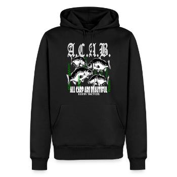 Karpfen Angler Geschenk Karpfenangeln Carp Fishing - Männer Premium Bio Hoodie - Schwarz - Vorne - Nico (187cm)