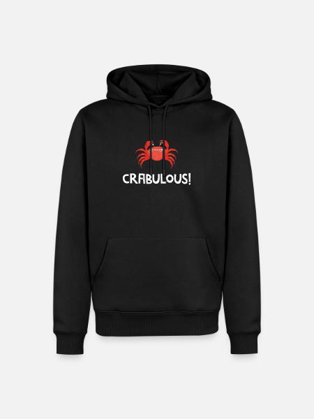 Crabe crabe - Sweat à capuche Premium bio Homme - noir