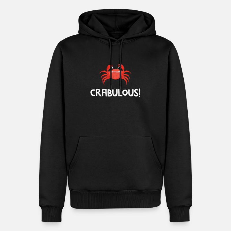 Crabe crabe - Sweat à capuche Premium bio Homme - noir