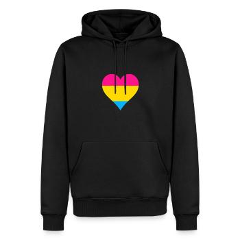 lgbt pansexual - Men’s Premium Organic Hoodie - black - Front - Nico (187cm)