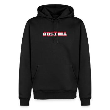 österreich Land und Länder - Männer Premium Bio Hoodie - Schwarz - Vorne - Nico (187cm)