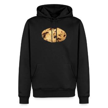 Lustiges Cookie Keks Halloween Kostüm Geschenk - Männer Premium Bio Hoodie - Schwarz - Vorne - Nico (187cm)