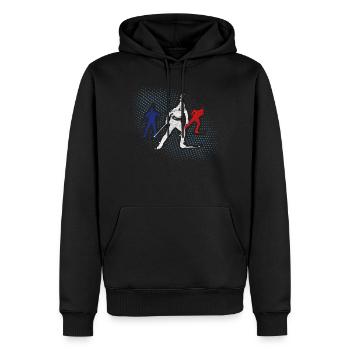 Ich liebe die Schießen Scharfschützen Winter Geschenk - Männer Premium Bio Hoodie - Schwarz - Vorne - Nico (187cm)