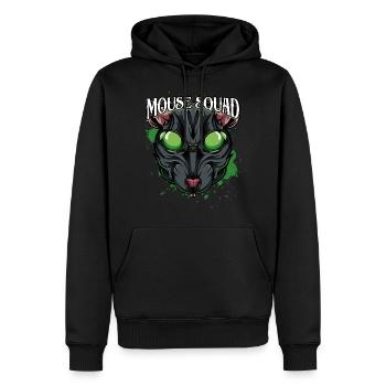 Mouse Squad | Animaux sauvages toxiques rat rongeur cadeau - Sweat à capuche Premium bio Homme - noir - Devant - Nico (187cm)