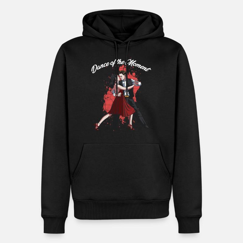 Tango Tanz - Männer Premium Bio Hoodie - Schwarz