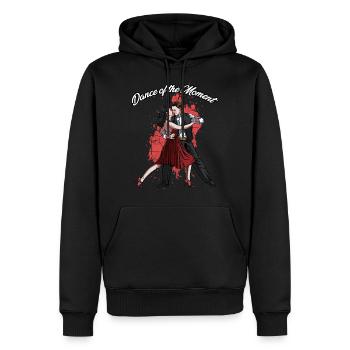 Dance of the Moment | Tango Danse couple Cadeau - Sweat à capuche Premium bio Homme - noir - Devant - Nico (187cm)