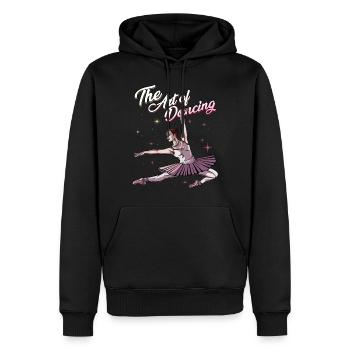 Ballet Tänzerin | Ballerina Tanz Geschenkidee - Männer Premium Bio Hoodie - Schwarz - Vorne - Nico (187cm)