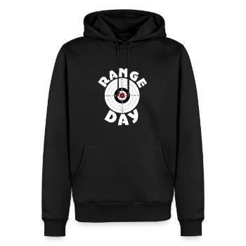 Schießsport Fadenkreuz Shirt Geschenk Schießstand - Männer Premium Bio Hoodie - Schwarz - Vorne - Nico (187cm)