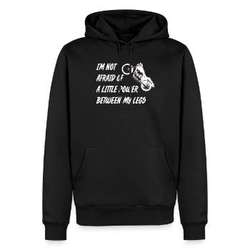 Motocyclistes motocyclistes - Sweat à capuche Premium bio Homme - noir - Devant - Nico (187cm)