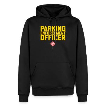 Lustiges Parkwächter & Politessen Politesse Shirt - Männer Premium Bio Hoodie - Schwarz - Vorne - Nico (187cm)