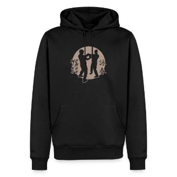 Wing Chun Sun Master Niedlicher Kampfsport - Männer Premium Bio Hoodie - Schwarz - Vorne - Nico (187cm)