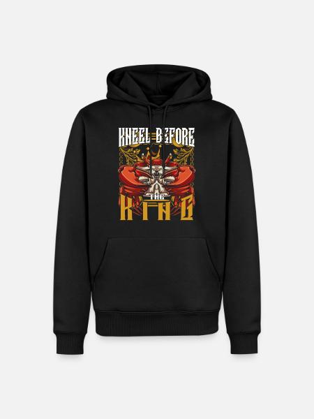 Krabbe - Männer Premium Bio Hoodie - Schwarz
