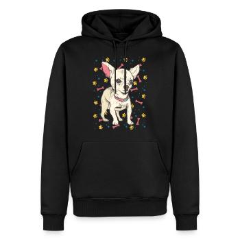 Chihuahua - Männer Premium Bio Hoodie - Schwarz - Vorne - Nico (187cm)