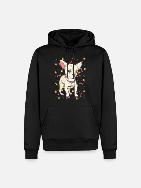 Chihuahua - Men’s Premium Organic Hoodie - black