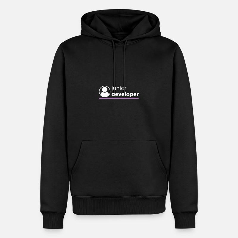 Junior Developer - Men’s Premium Organic Hoodie - black