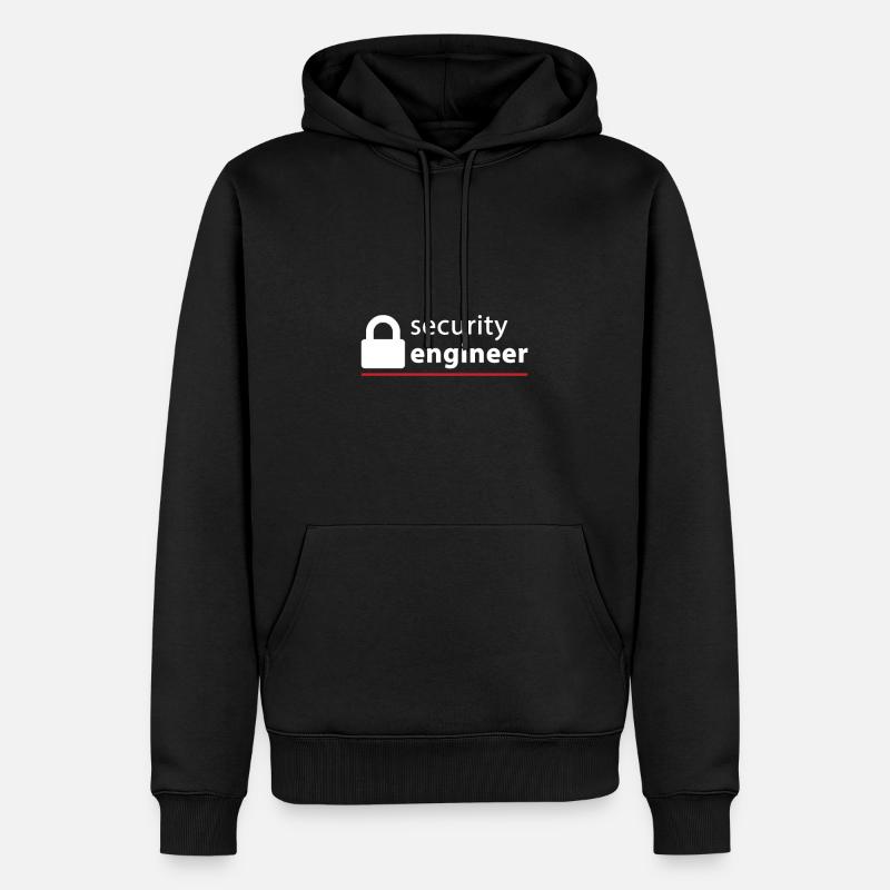 Security Engineer - Sweat à capuche Premium bio Homme - noir