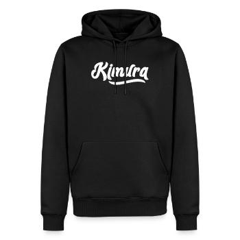 BJJ Kimura BJJ Hug MMA JiuJitsu Brésilien - Sweat à capuche Premium bio Homme - noir - Devant - Nico (187cm)
