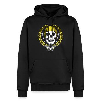 APICULTEUR ABEILLES MIEL BEE KEEPER CADEAU HOBBY JOB - Sweat à capuche Premium bio Homme - noir - Devant - Nico (187cm)