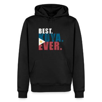 Bester Kuya aller Zeiten - Filipino Elder Brother - Männer Premium Bio Hoodie - Schwarz - Vorne - Nico (187cm)