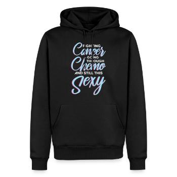 bronntanas um ailse chemo - Men’s Premium Organic Hoodie - black - Front - Nico (187cm)