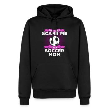 Fußball Mama Mutter Mutti Geschenk Fußball Fußball - Männer Premium Bio Hoodie - Schwarz - Vorne - Nico (187cm)