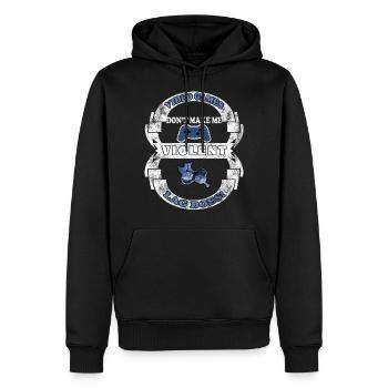 Videospiele - Männer Premium Bio Hoodie - Schwarz - Vorne - Nico (187cm)