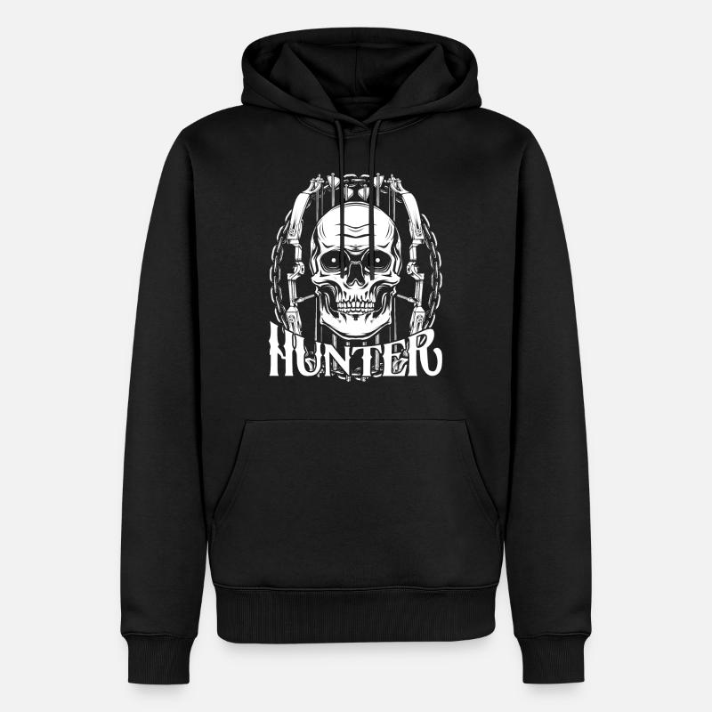 Bogenschütze - Männer Premium Bio Hoodie - Schwarz