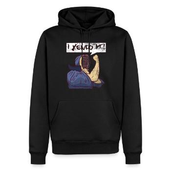 Kendo Japanisch Bambus Kampfsport Geschenk - Männer Premium Bio Hoodie - Schwarz - Vorne - Nico (187cm)