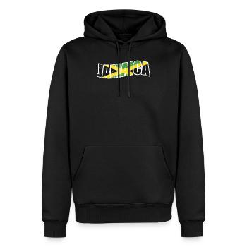 Jamaïque - Sweat à capuche Premium bio Homme - noir - Devant - Nico (187cm)