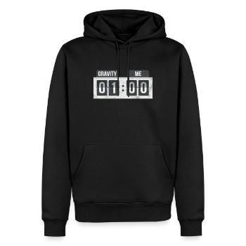 Arm break leg fracture plaster funny saying gift - Men’s Premium Organic Hoodie - black - Front - Nico (187cm)