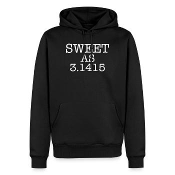 Mathe Zahl Pi - Männer Premium Bio Hoodie - Schwarz - Vorne - Nico (187cm)