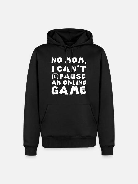 Gaming Online Game Nerd Geek Retro Computer - Men’s Premium Organic Hoodie - black