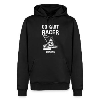 Go Kart - Männer Premium Bio Hoodie - Schwarz - Vorne - Nico (187cm)