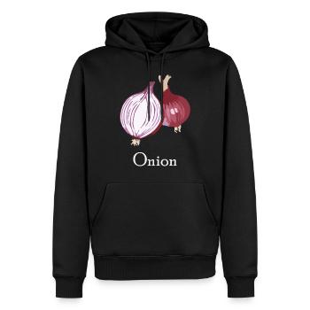 Bronntanas Bia Oinniún - Men’s Premium Organic Hoodie - black - Front - Nico (187cm)