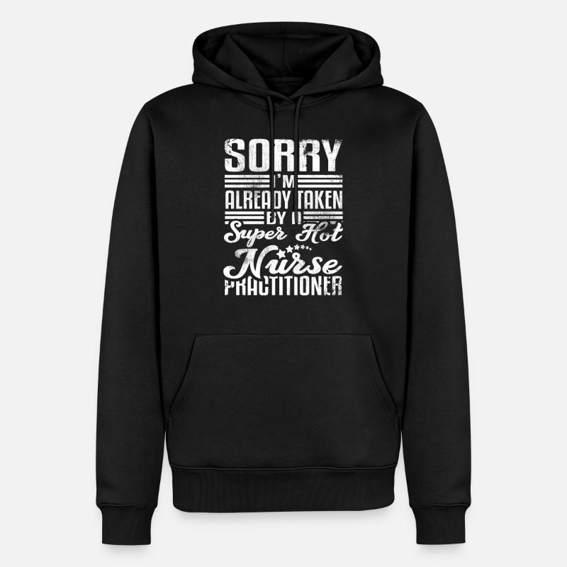 Je suis déjà prise - Sweat à capuche Premium bio Homme - noir