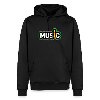 Fagott Geschenk Musiker - Männer Premium Bio Hoodie - Schwarz - Vorne - Nico (187cm)