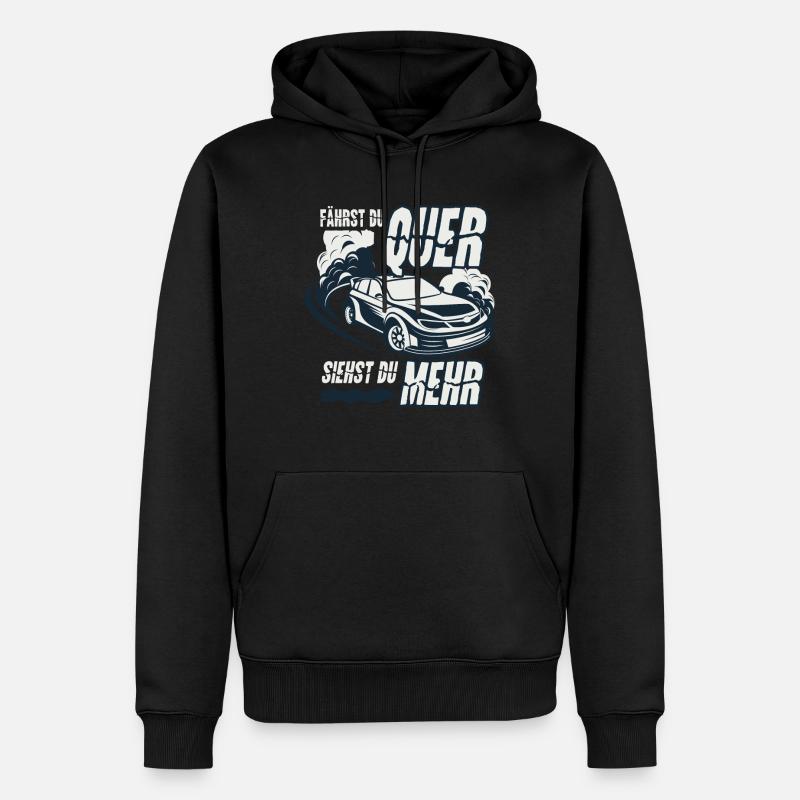 Driften Spruch Drift - Männer Premium Bio Hoodie - Schwarz
