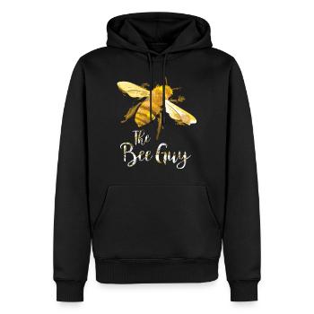 The Bee Guy Shirt Imkerei-Honig-lustiges Geschenk - Männer Premium Bio Hoodie - Schwarz - Vorne - Nico (187cm)