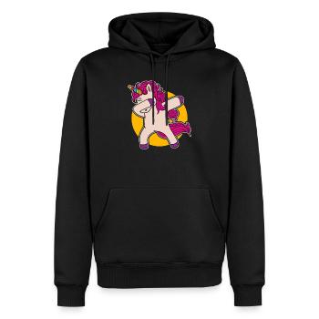 Drôle dire cadeau de chemise drôle - Sweat à capuche Premium bio Homme - noir - Devant - Nico (187cm)
