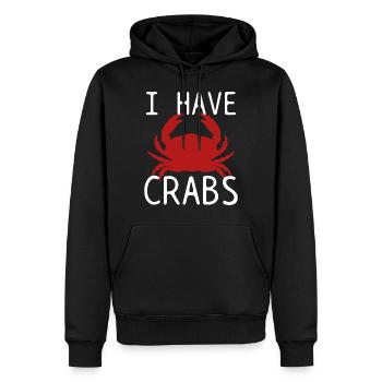 Krabbe Aquarium Krabben - Männer Premium Bio Hoodie - Schwarz - Vorne - Nico (187cm)