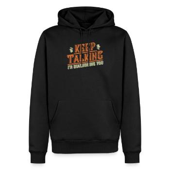 Psychiater Therapeut - Männer Premium Bio Hoodie - Schwarz - Vorne - Nico (187cm)