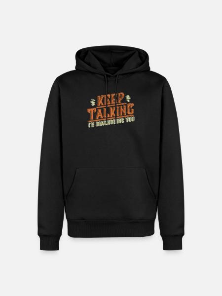 Psychiater Therapeut - Männer Premium Bio Hoodie - Schwarz