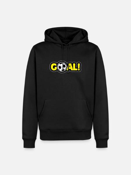 Fußball Geschenk Fussball - Männer Premium Bio Hoodie - Schwarz