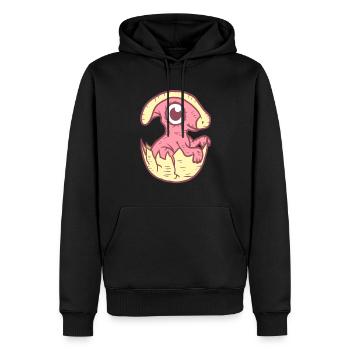 Sweet baby Dino - Men’s Premium Organic Hoodie - black - Front - Nico (187cm)