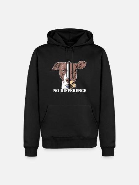 Funny vegan T-shirt - Men’s Premium Organic Hoodie - black